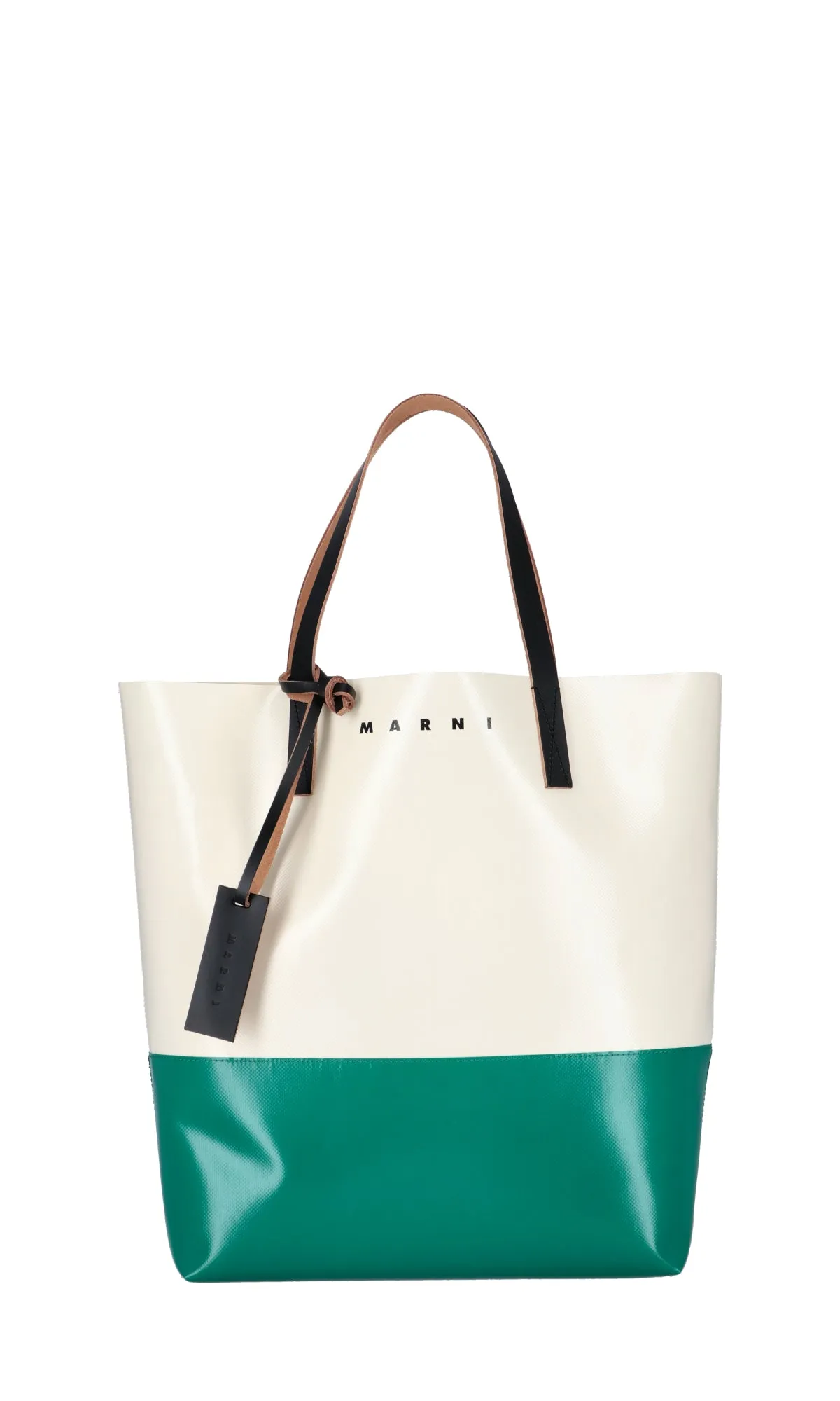 Marni Tribeca Two-Tone Top Handle Tote Bag