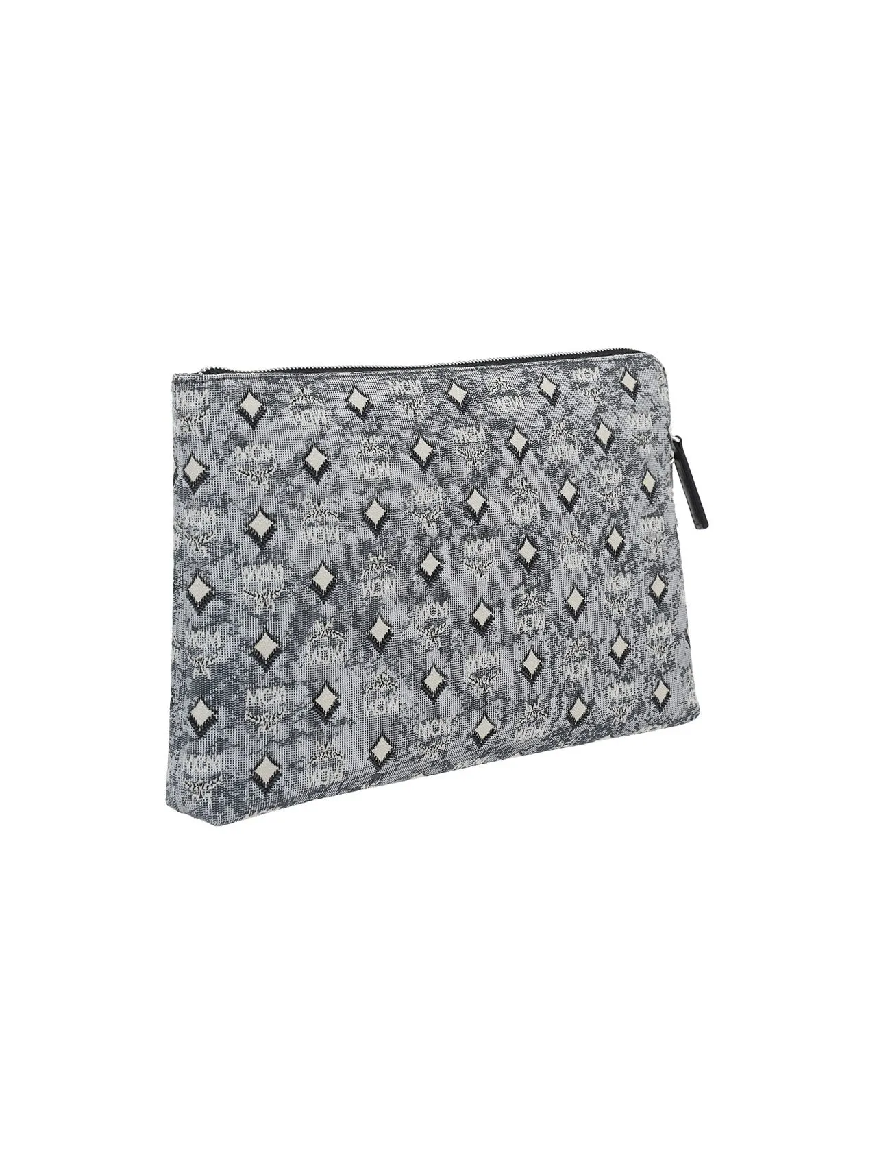 MCM Allover Logo Jacquard Clutch Bag