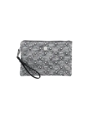 MCM Allover Logo Jacquard Clutch Bag
