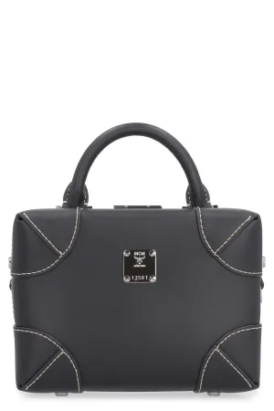 MCM Logo Plaque Mini Tote Bag