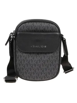Michael Kors Hudson Logo Monogram Crossbody Bag