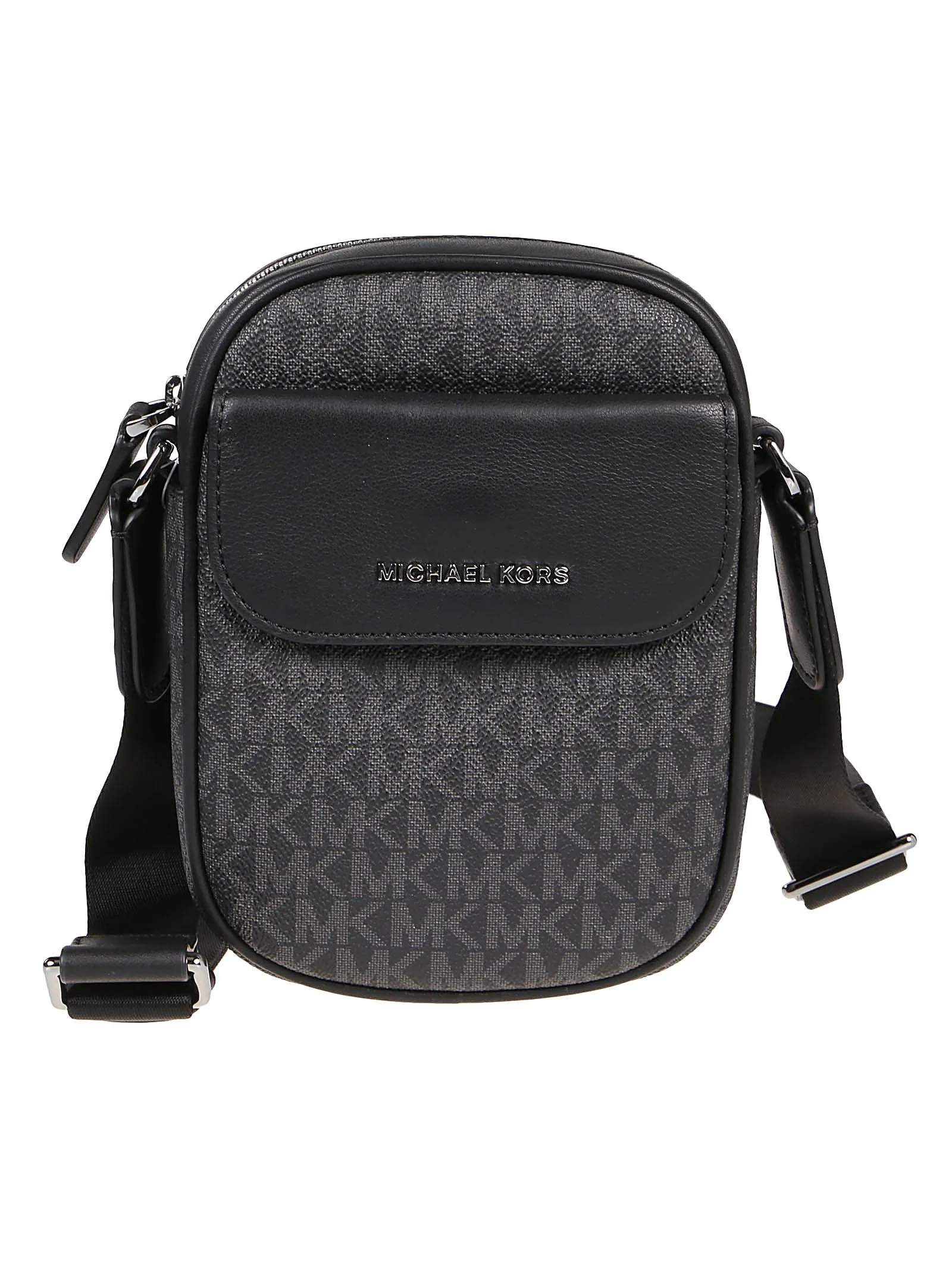 Michael Kors Hudson Logo Monogram Crossbody Bag