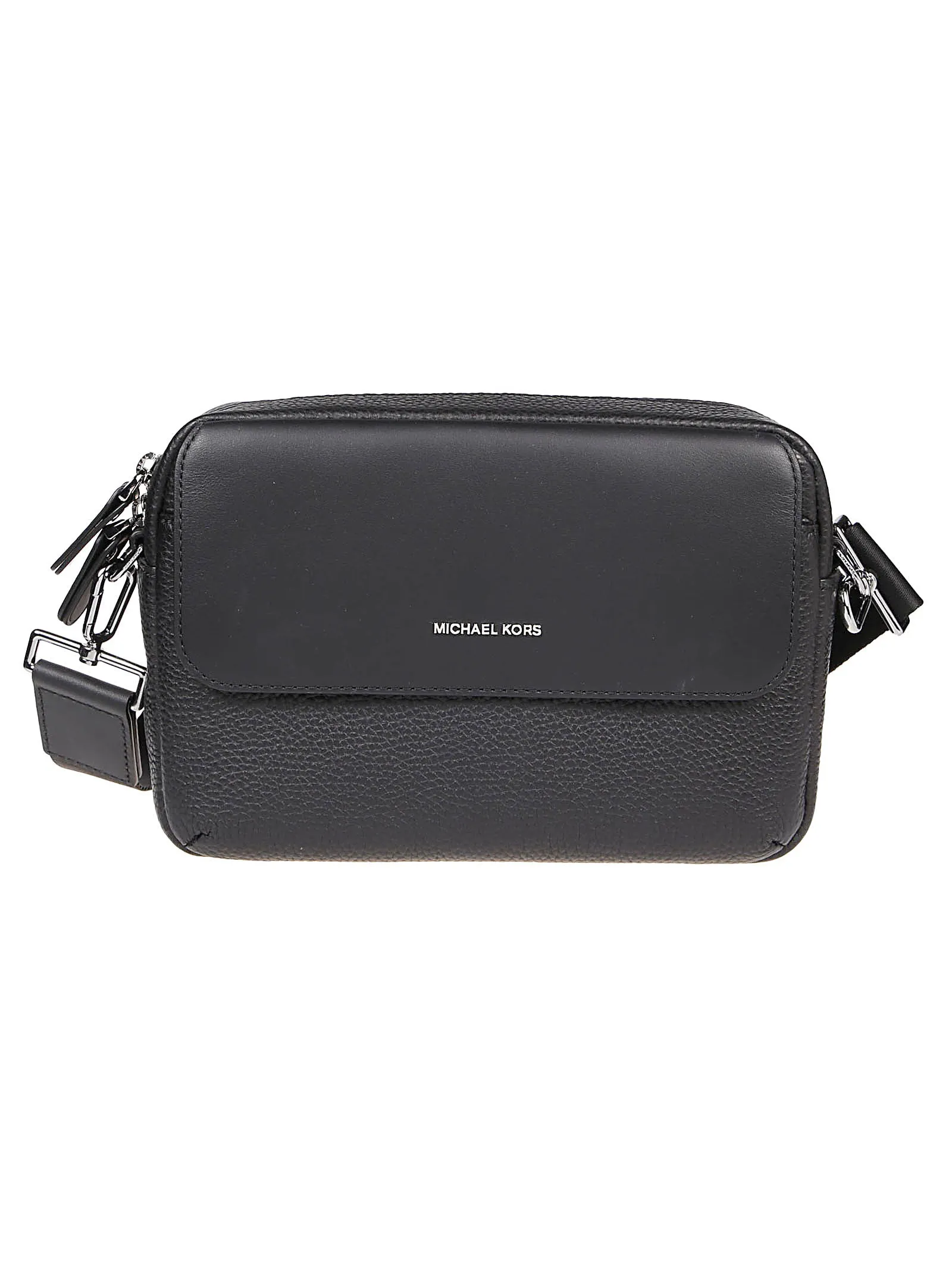 Michael Kors Hudson Logo Plaque Crossbody Bag