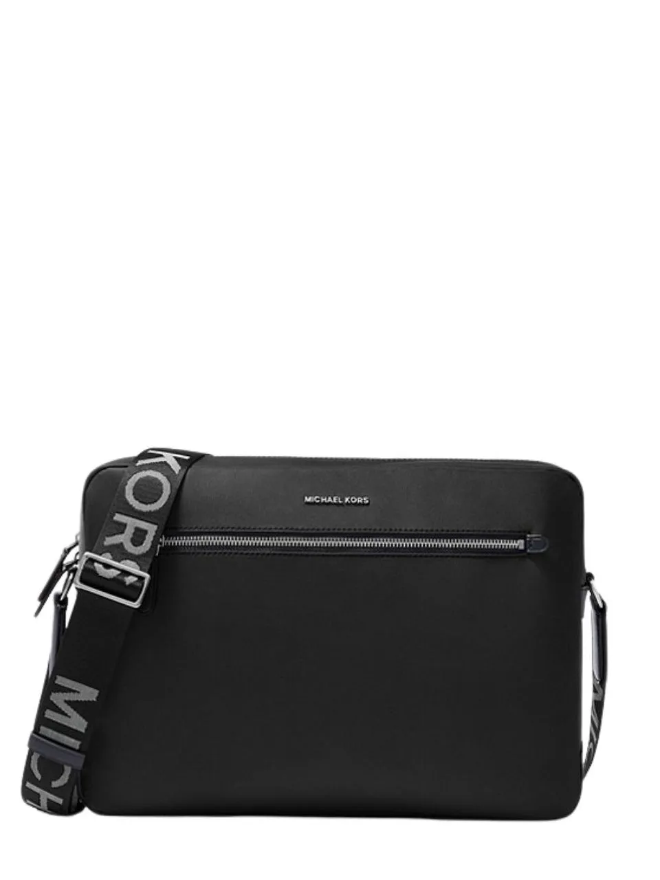 Michael Kors Hudson Logo Strap Large Messenger Bag