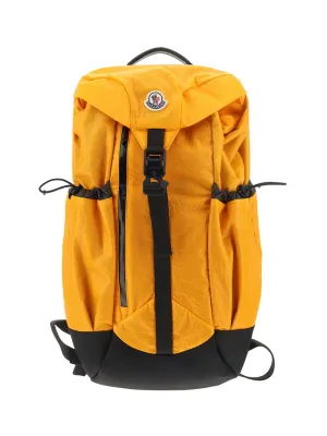 Moncler Logo Patch Foldover Backpack