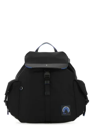 Montblanc Logo Patch Drawstring Backpack