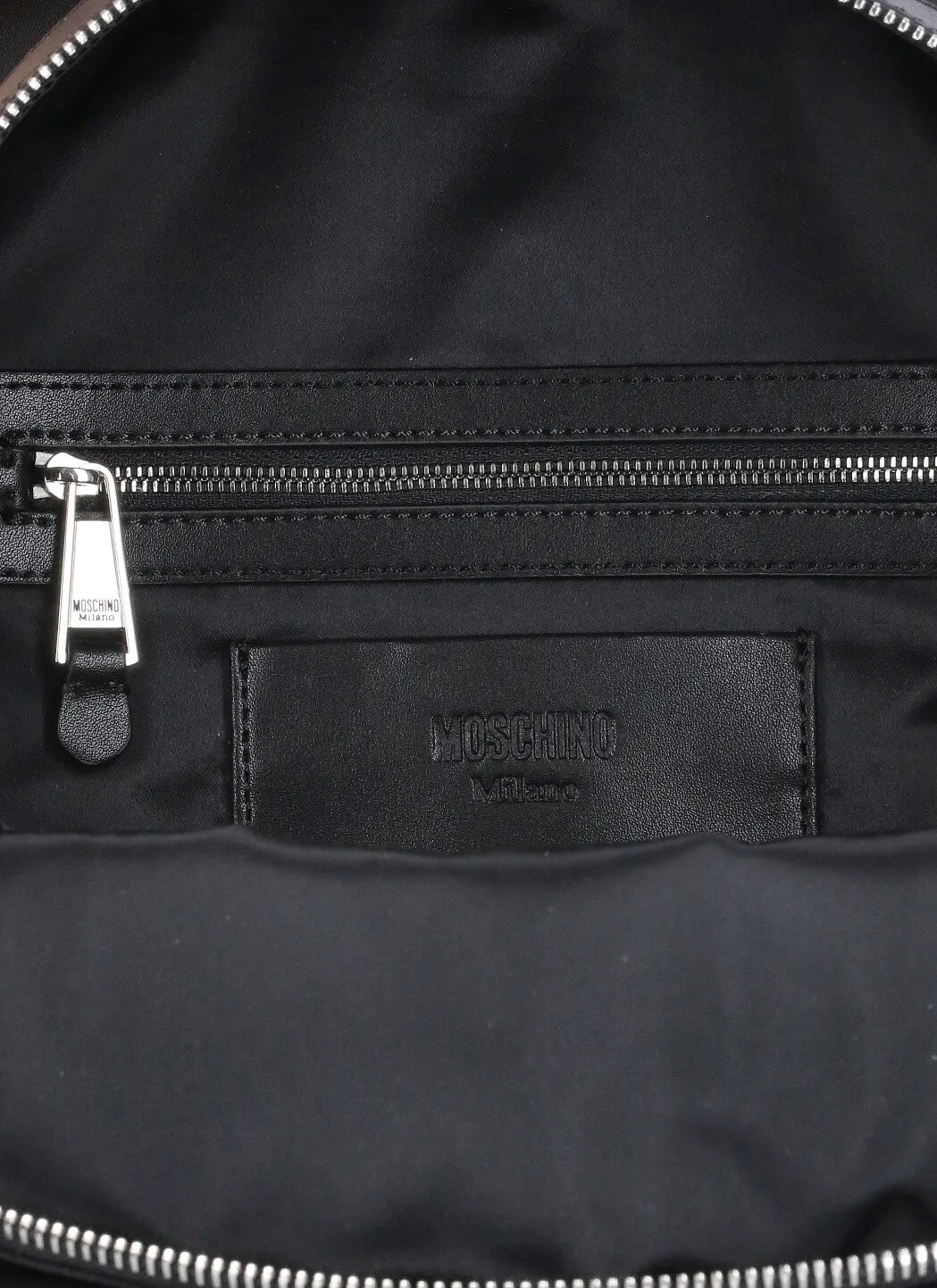 Moschino Couture Logo Zipped Backpack