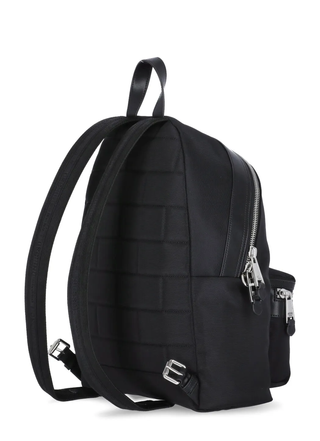 Moschino Couture Logo Zipped Backpack