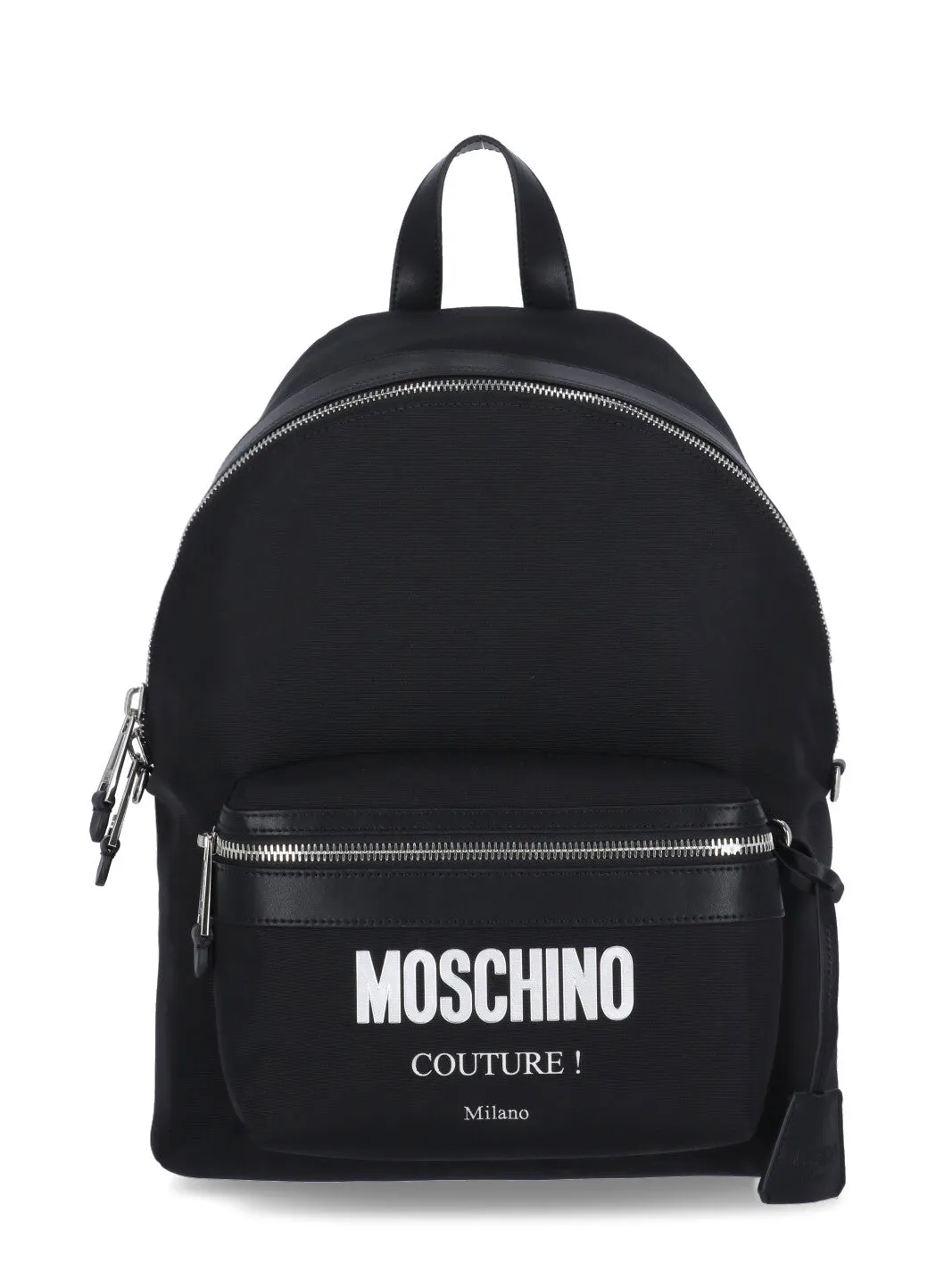 Moschino Couture Logo Zipped Backpack