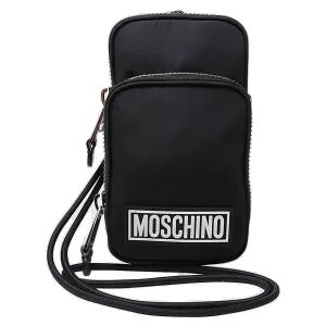 Moschino Logo Patch Shoulder Bag