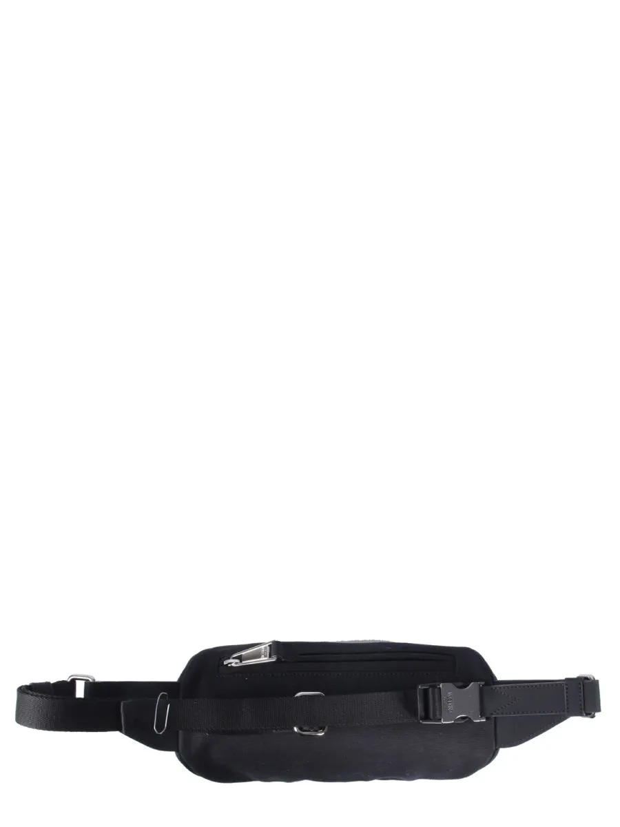 Moschino Logo Printed Zipped Belt Bag