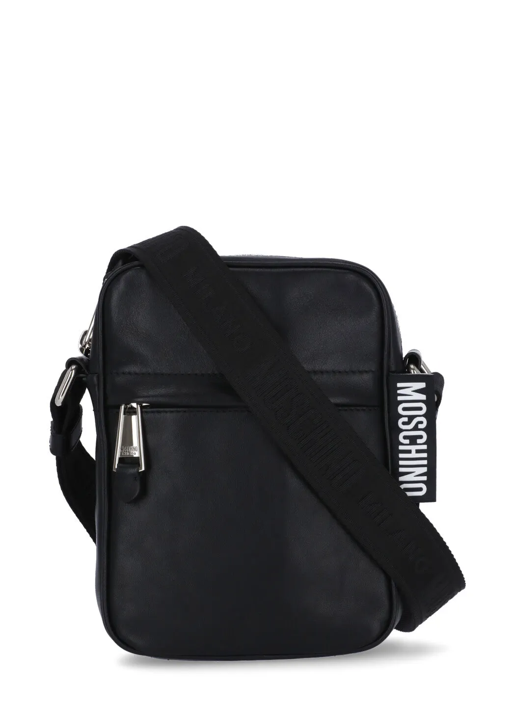Moschino Macro Label Shoulder Bag