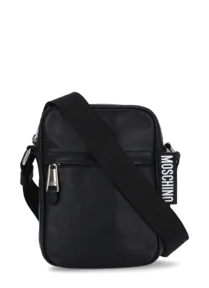 Moschino Macro Label Shoulder Bag