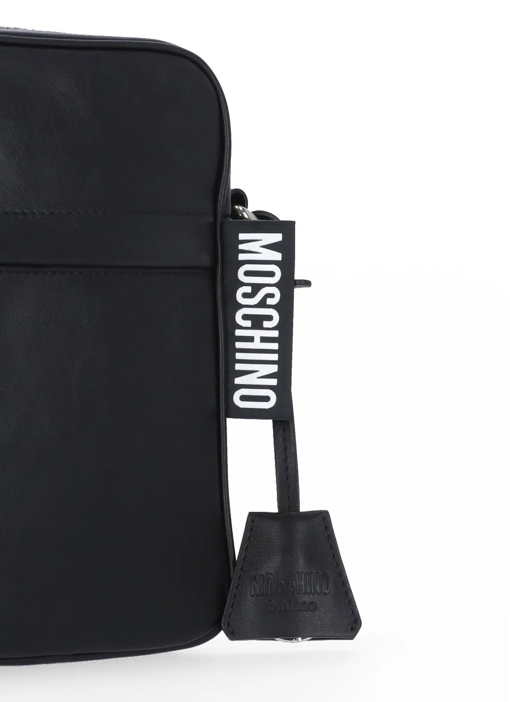 Moschino Macro Label Shoulder Bag