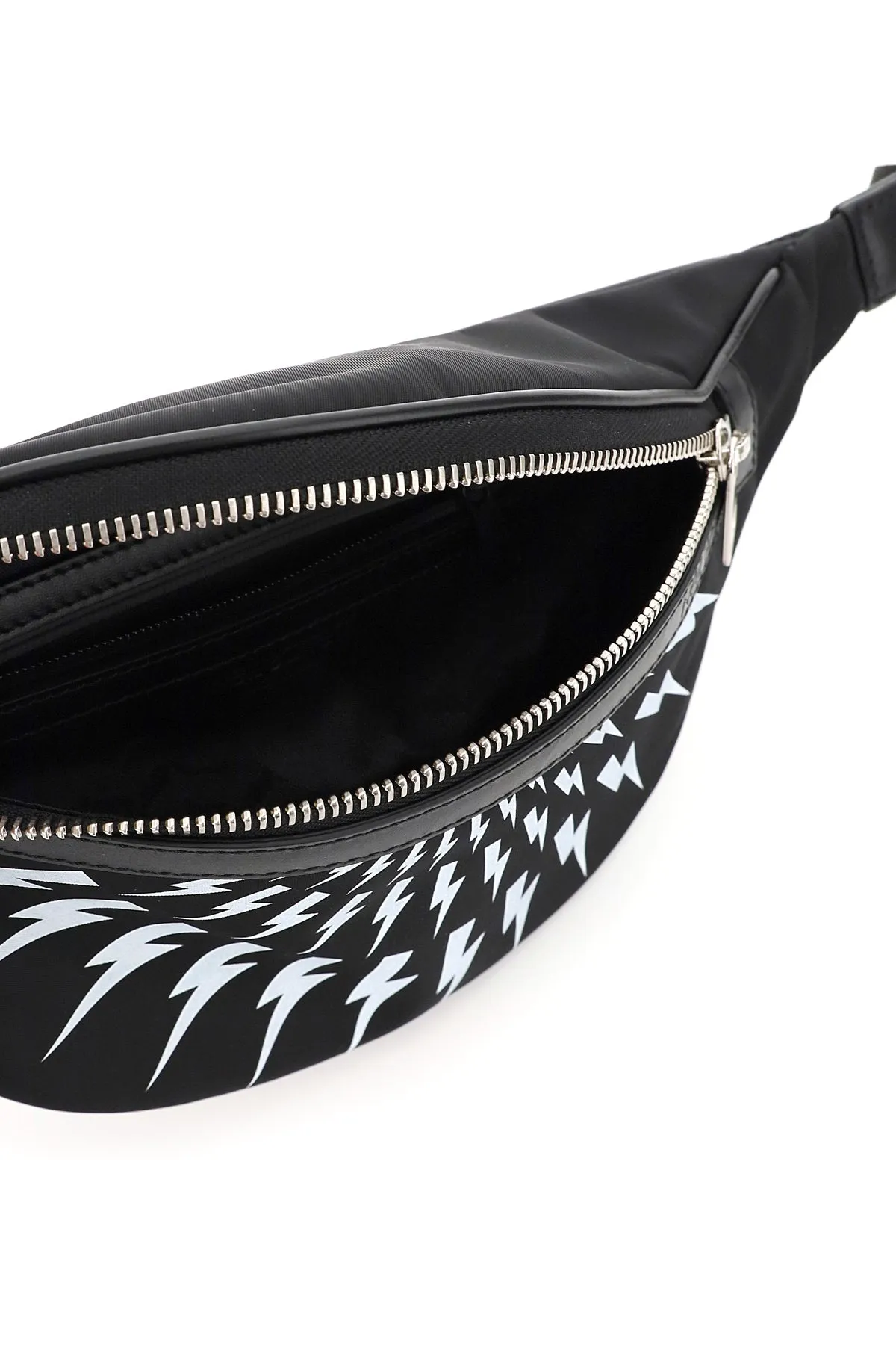 Neil Barrett Lightning Bolt Print Belt Bag