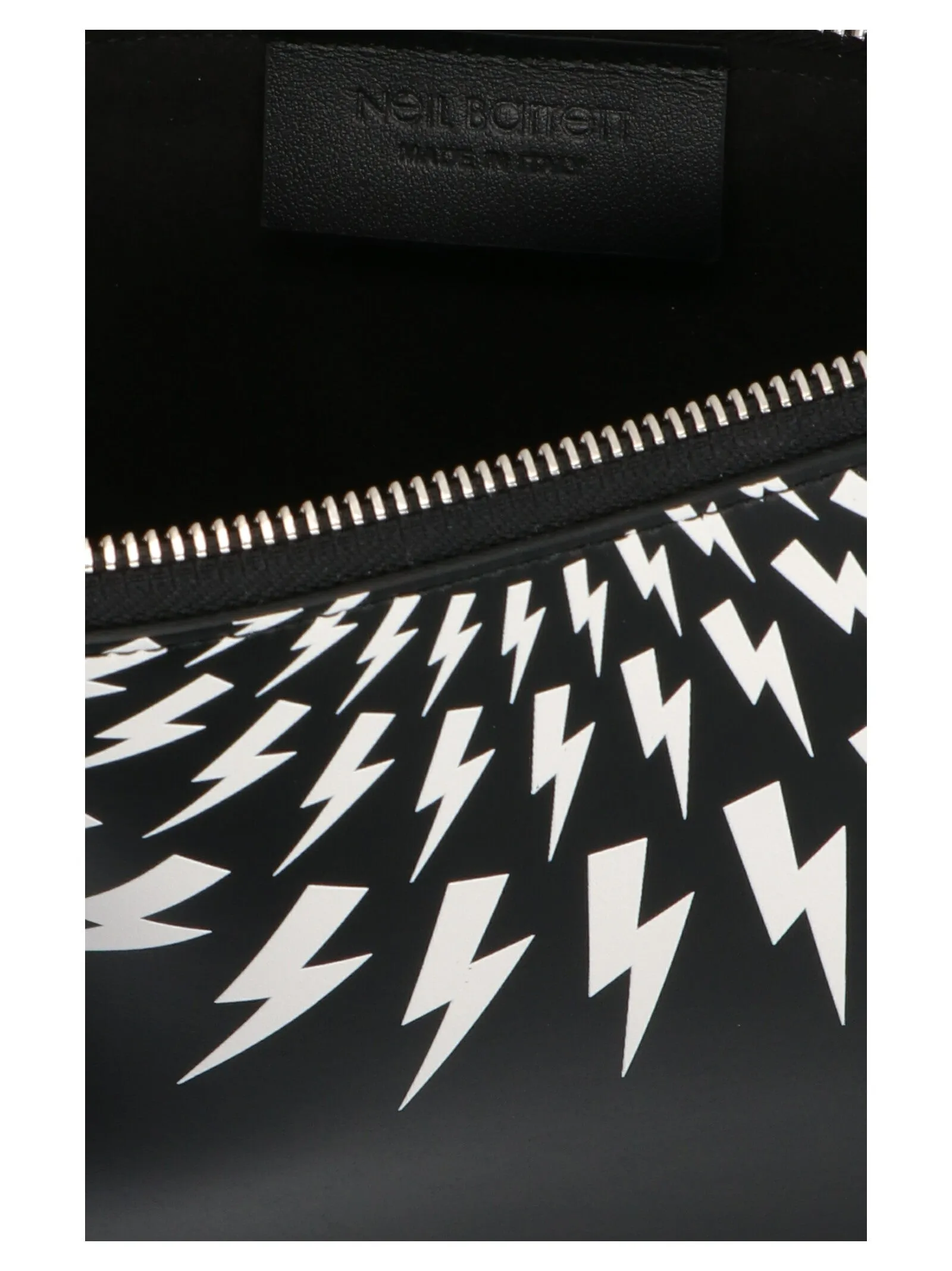 Neil Barrett Thunderbolt Print Clutch Bag