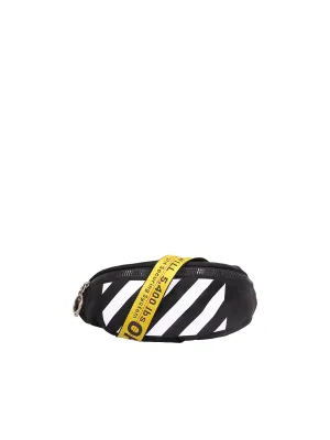 Off-White Binder Clip Logo Detailed Zip-Up Belt Bag