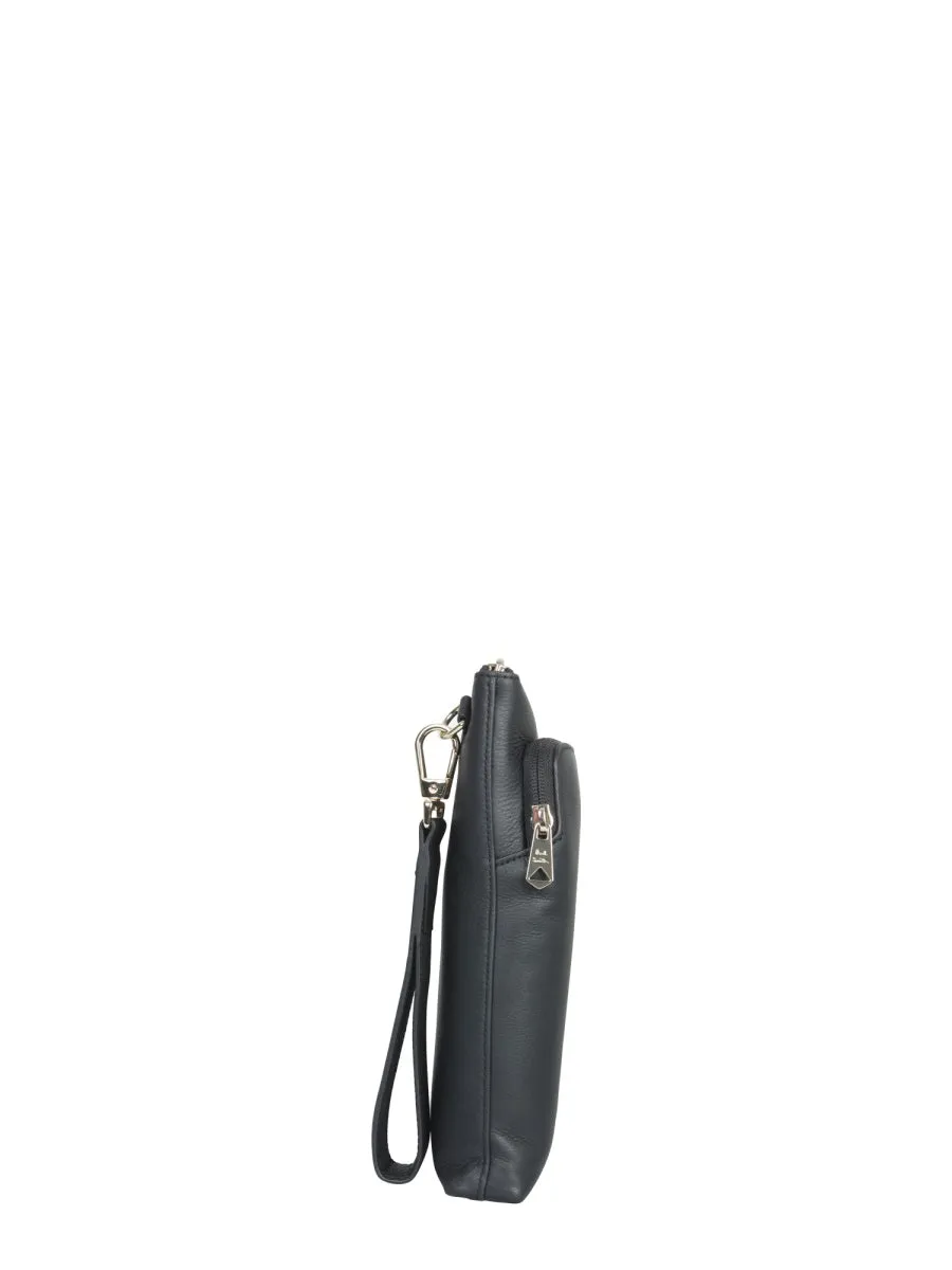 Paul Smith Artist-Stripe Zipped Clutch Bag