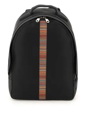 Paul Smith Signature-Stripe Zipped Backpack