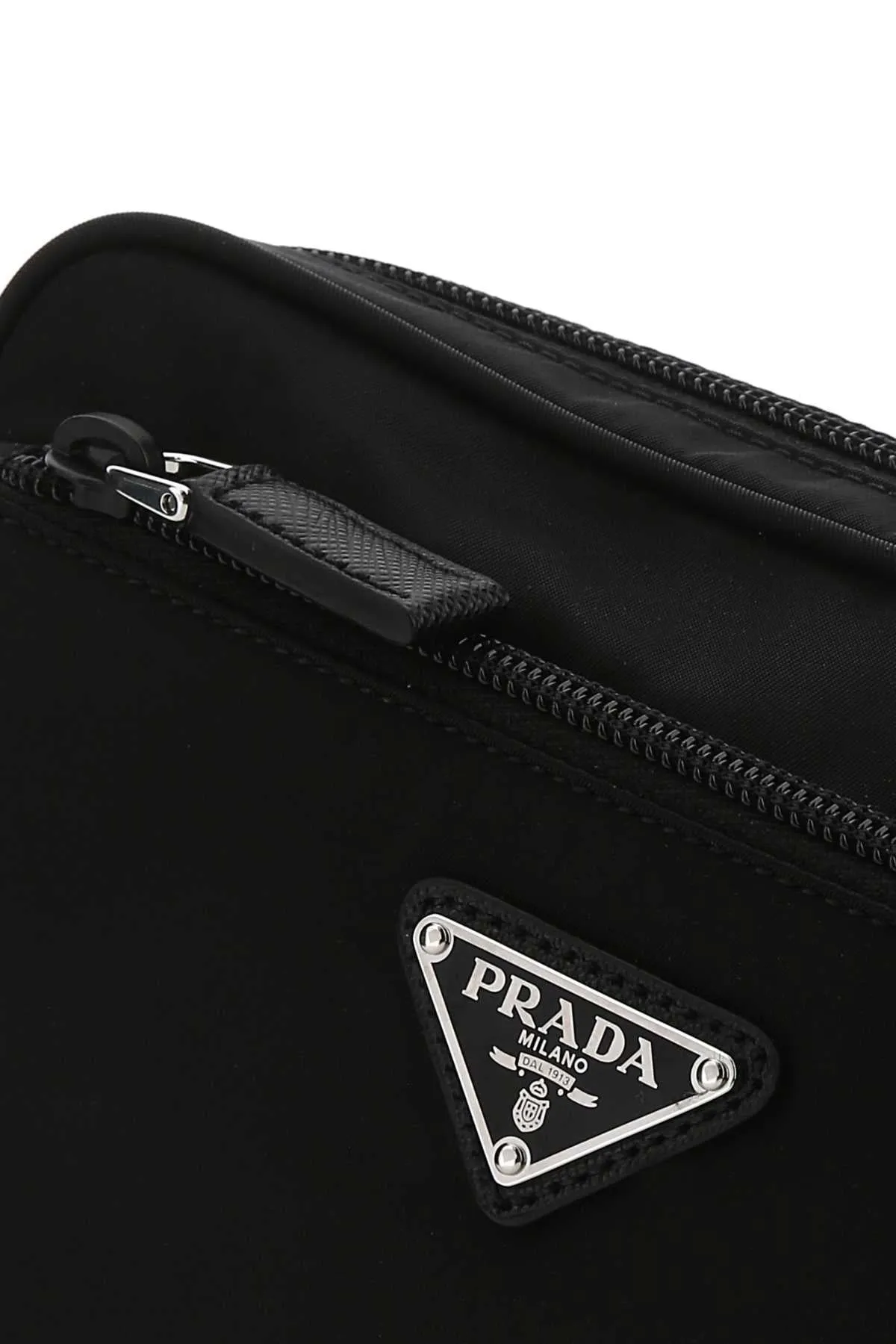 Prada Logo Plaque Belt Bag