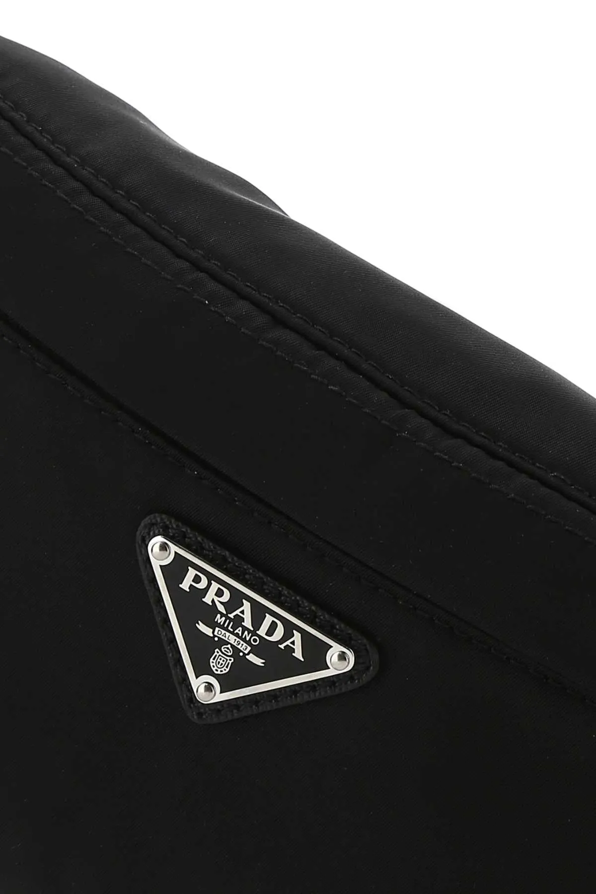 Prada Re-Nylon Logo Plaque Belt Bag