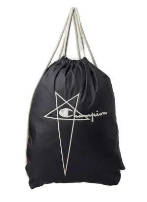 Rick Owens X Champion Fogachine Logo Embroidered Backpack