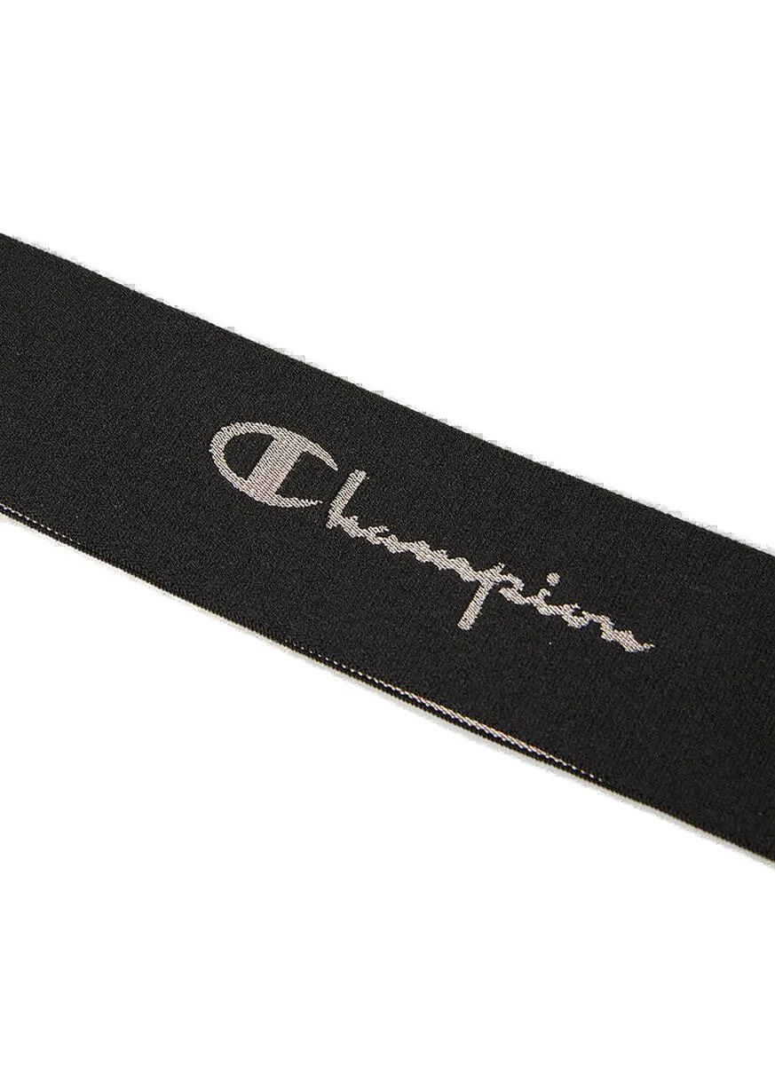 Rick Owens X Champion Logo Embroidered Foldover Messenger Bag