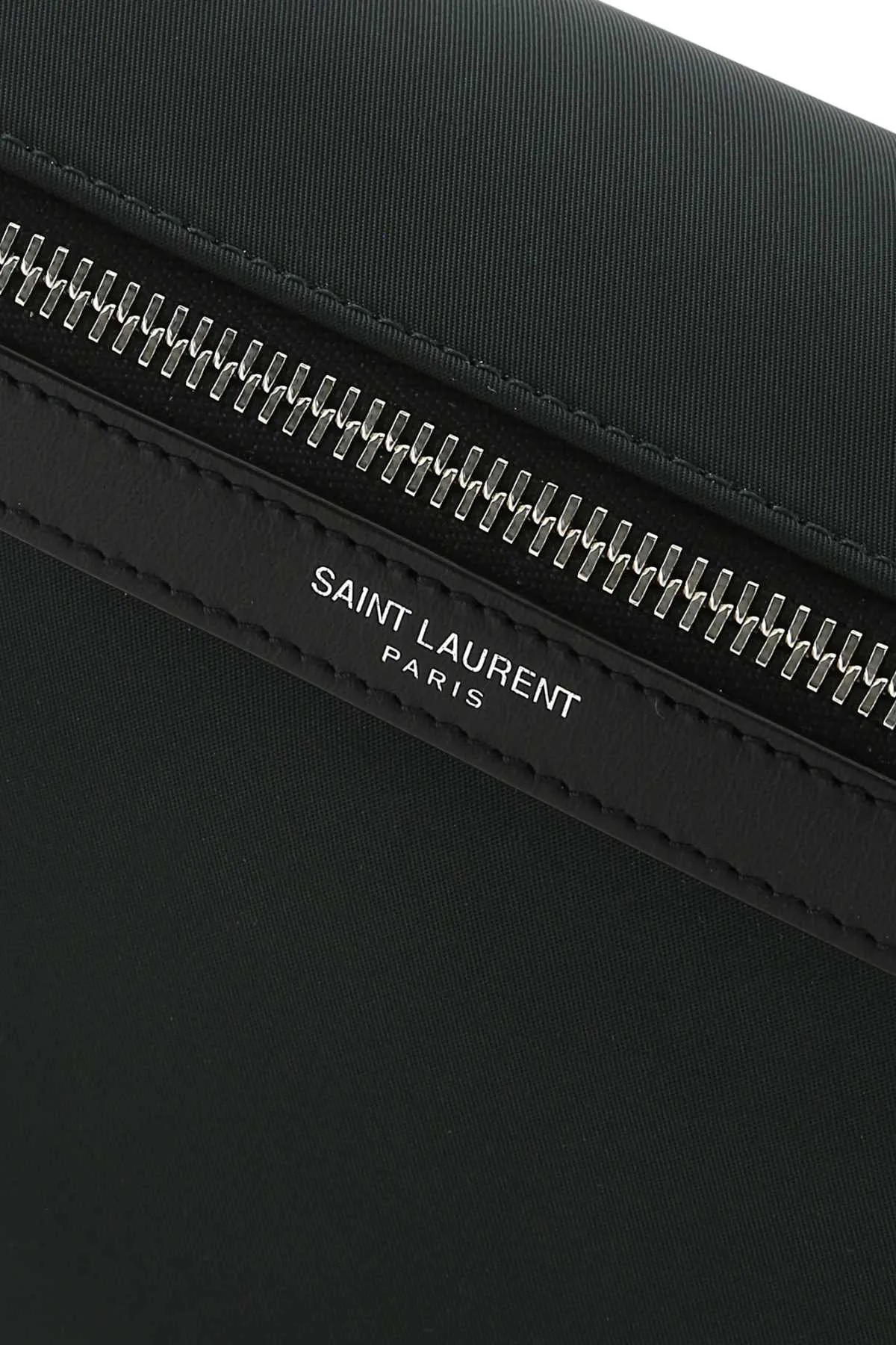 Saint Laurent City Logo Printed Zip-Up Belt Bag