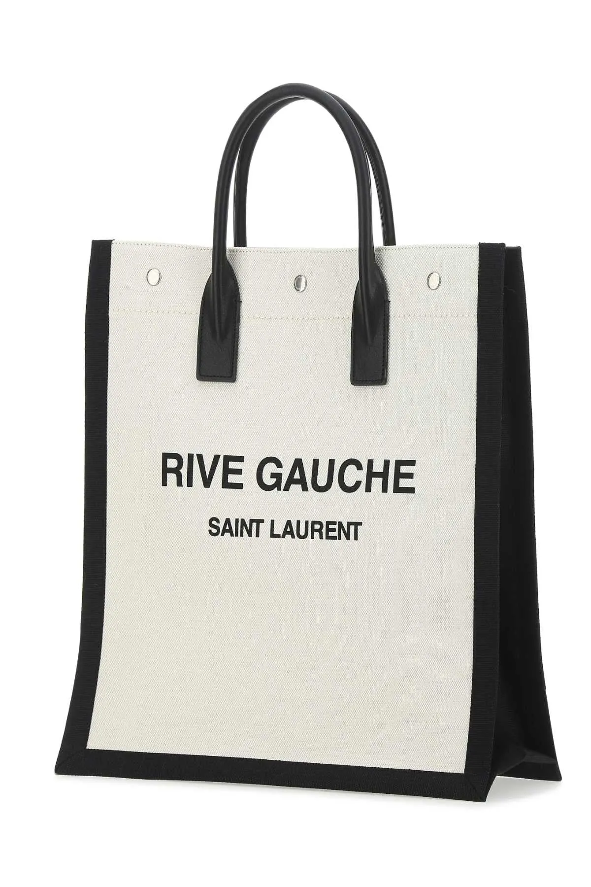 Saint Laurent Logo Printed Tote Bag