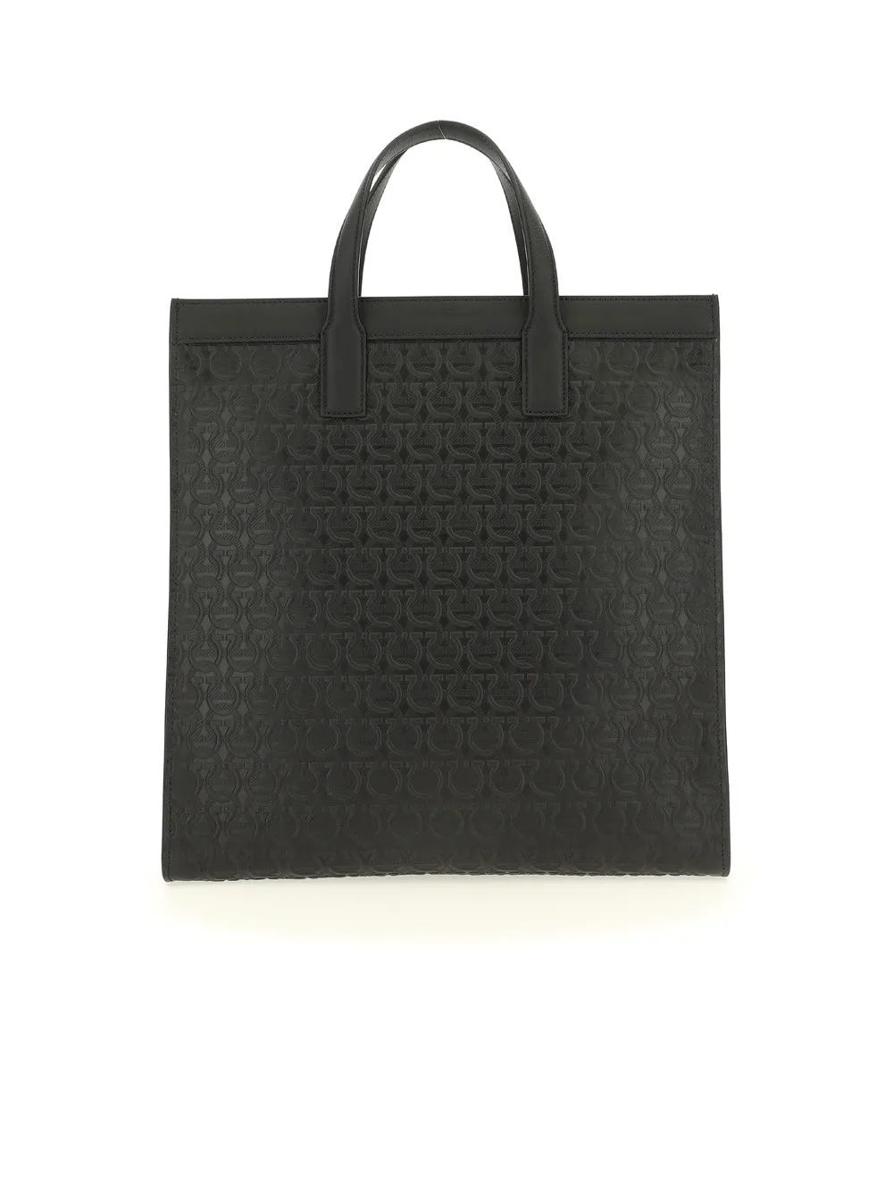 Salvatore Ferragamo Gancini Embossed Tote Bag