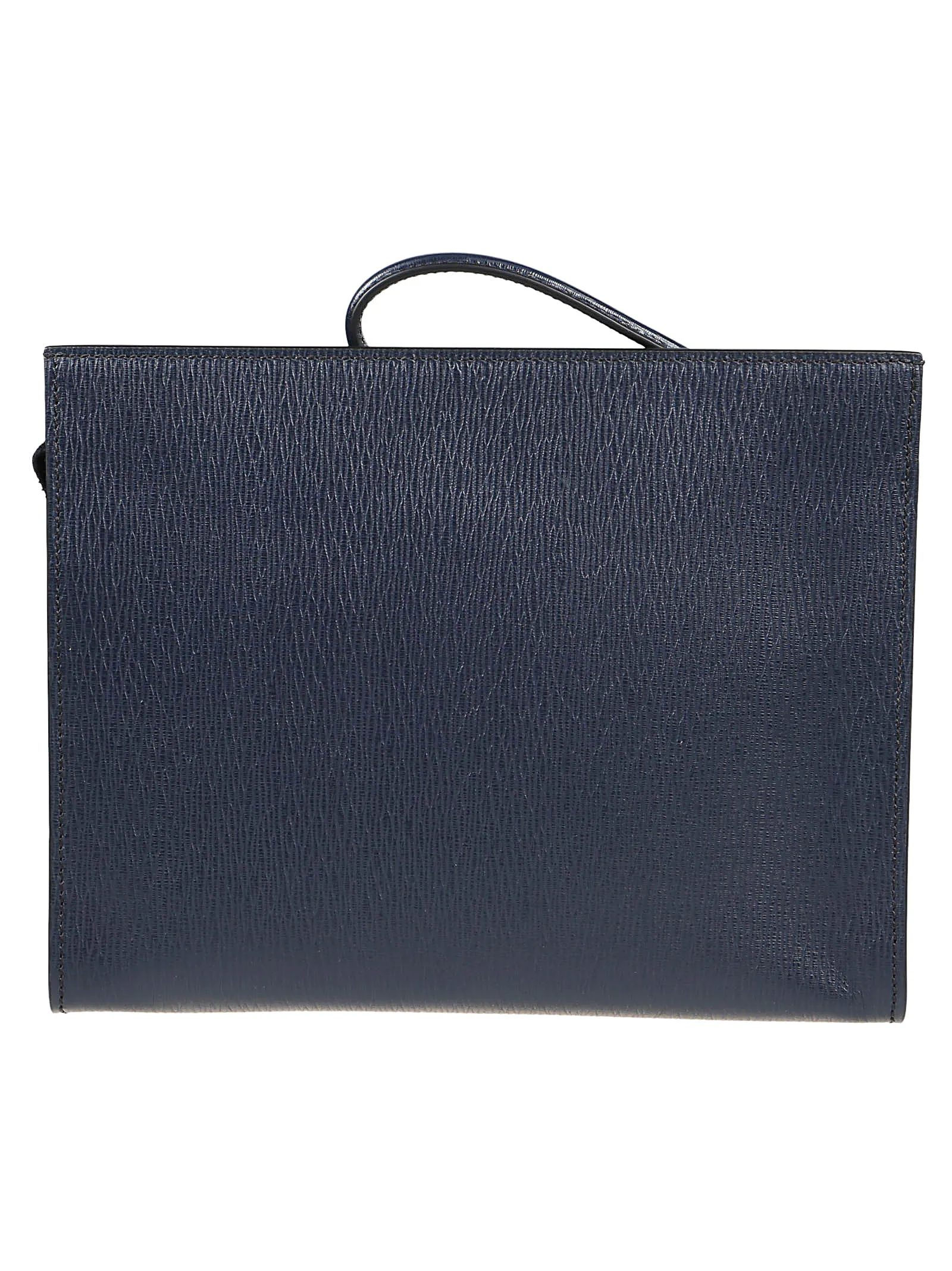 Salvatore Ferragamo Logo Debossed Clutch Bag