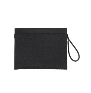 Salvatore Ferragamo Logo Detailed Zip-Up Clutch Bag