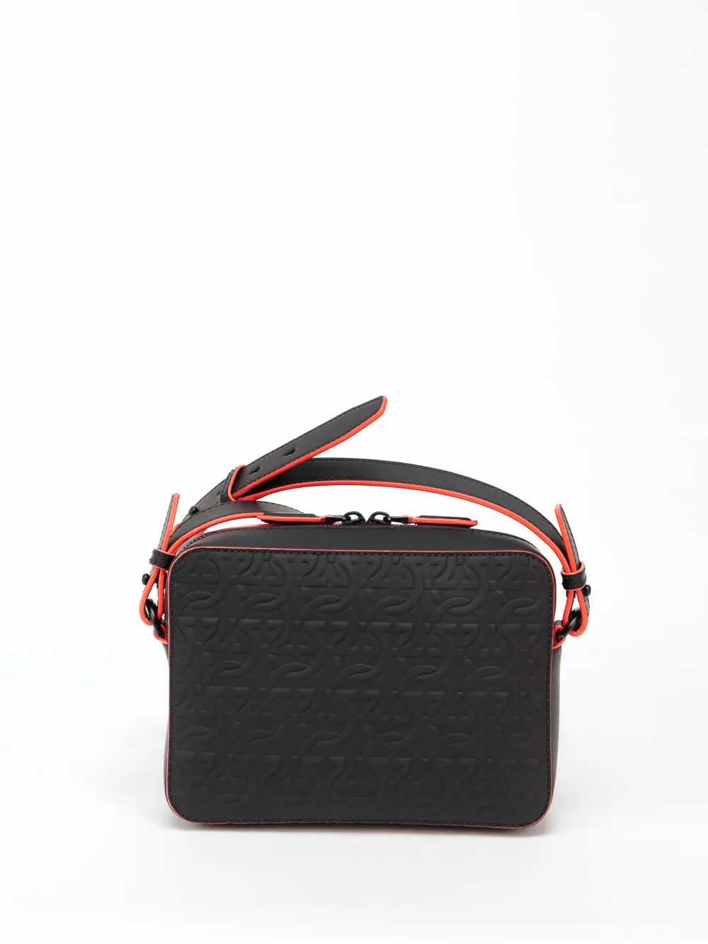 Salvatore Ferragamo Logo Embossed Zipped Crossbody Bag