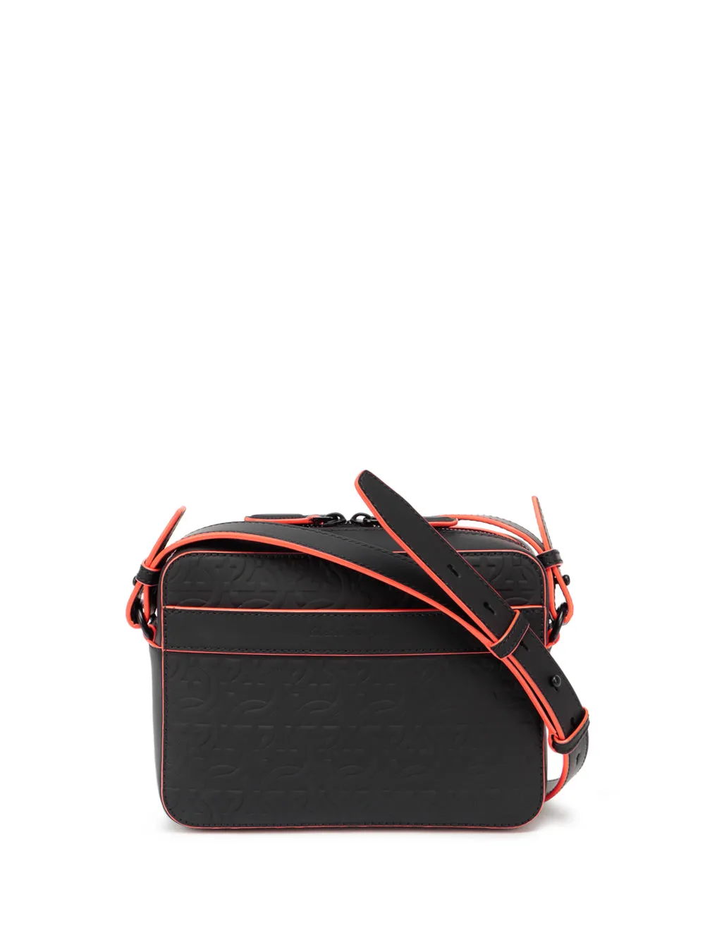 Salvatore Ferragamo Logo Embossed Zipped Crossbody Bag