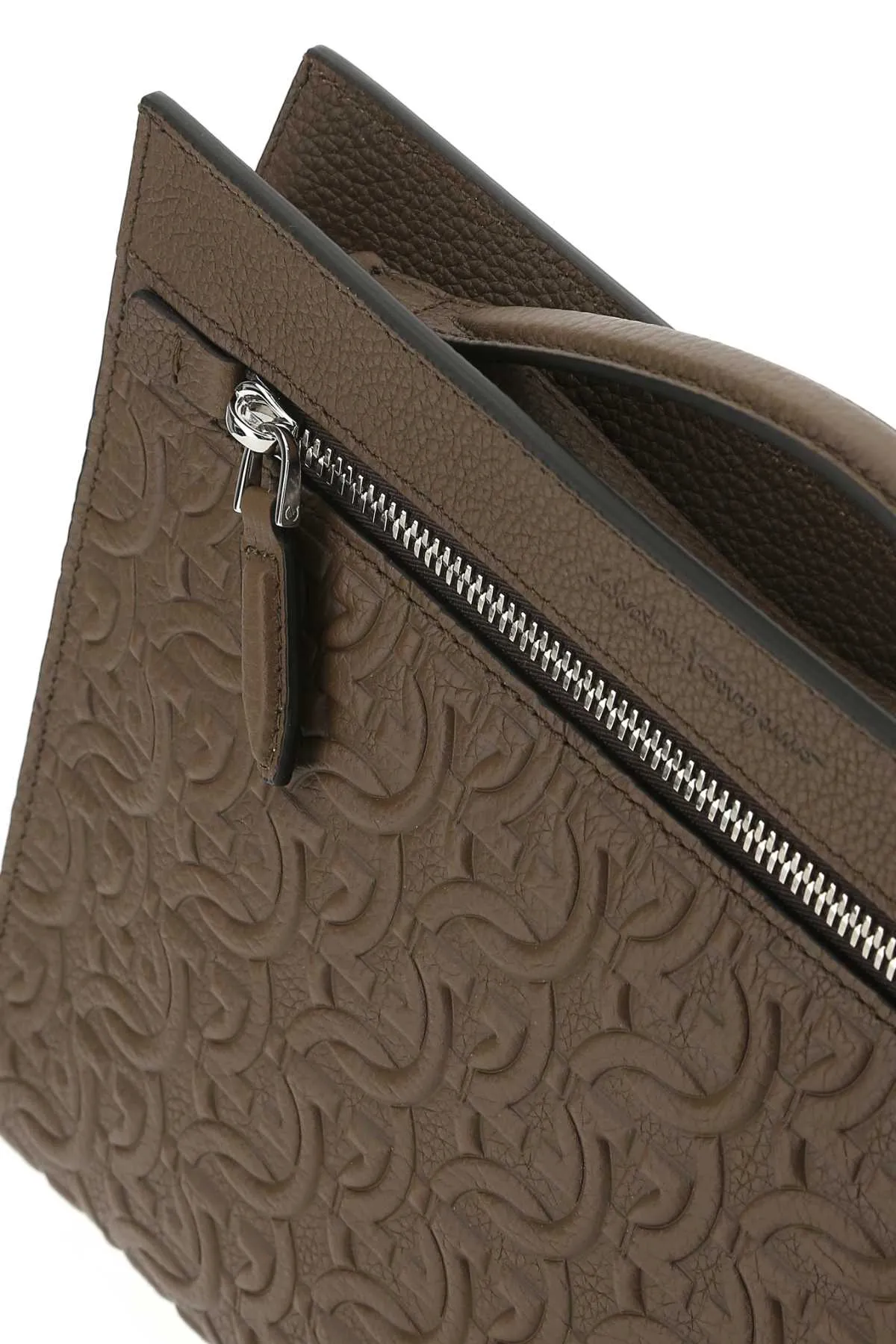 Salvatore Ferragamo Monogram Printed Clutch Bag