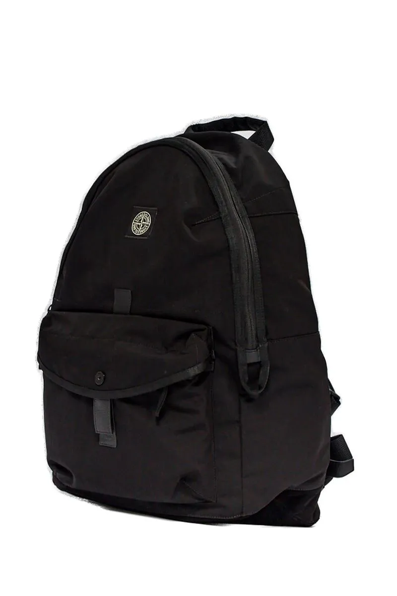 Stone Island Logo Patch Backpack