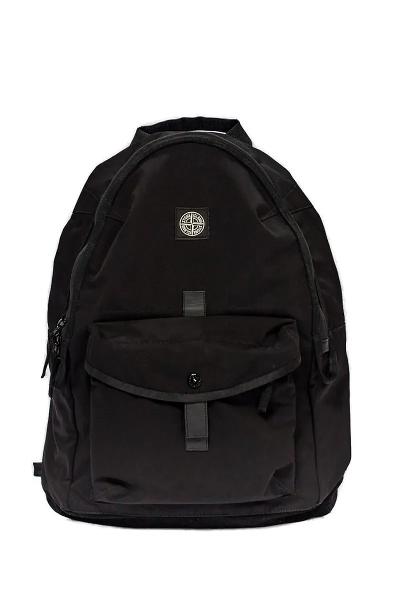Stone Island Logo Patch Backpack