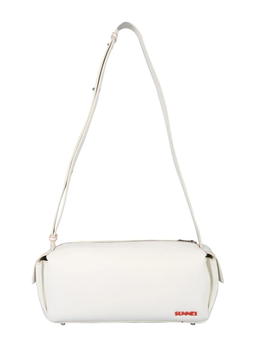 Sunnei Logo Patch Bowling Shoulder Bag