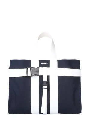 Sunnei Parallelepiped Buckle Detailed Messenger Bag