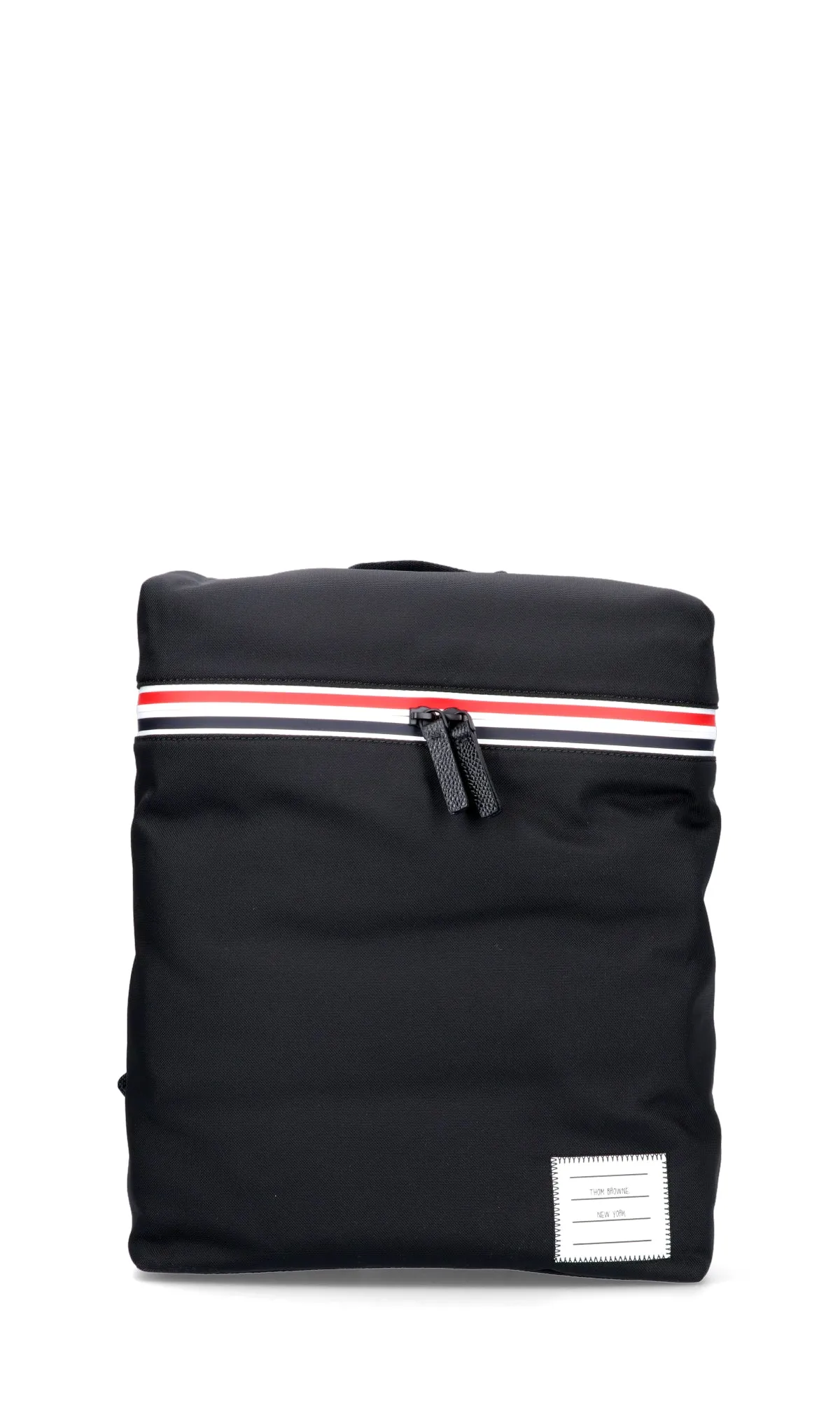 Thom Browne Stripe Detail Zipped Backpack