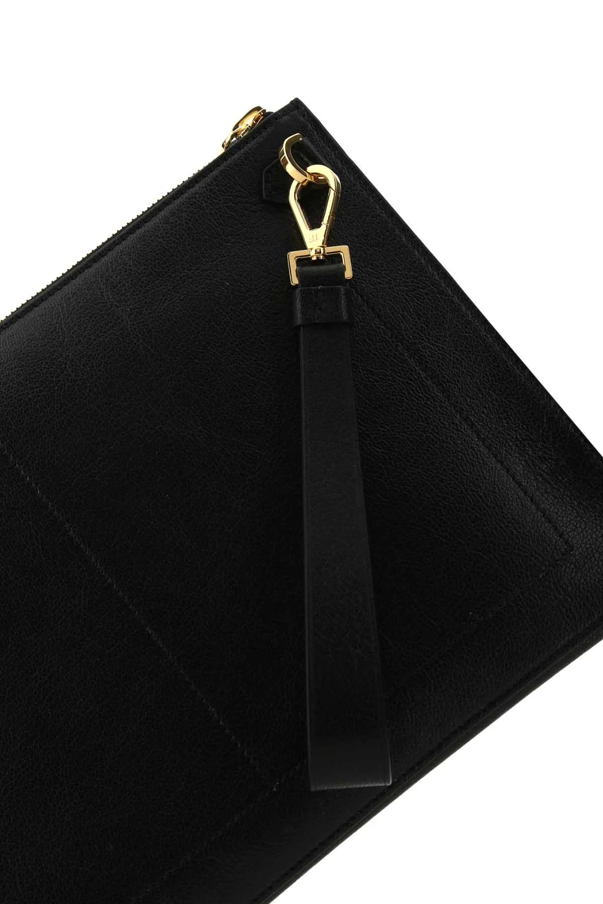 Tom Ford Logo Detailed Zipped Clutch Bag