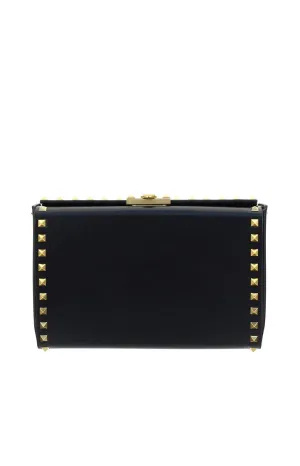 Valentino Garavani Rockstud Alcove Clutch Bag
