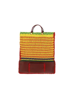 Valentino Garavani Rockstud Crochet Tote Bag