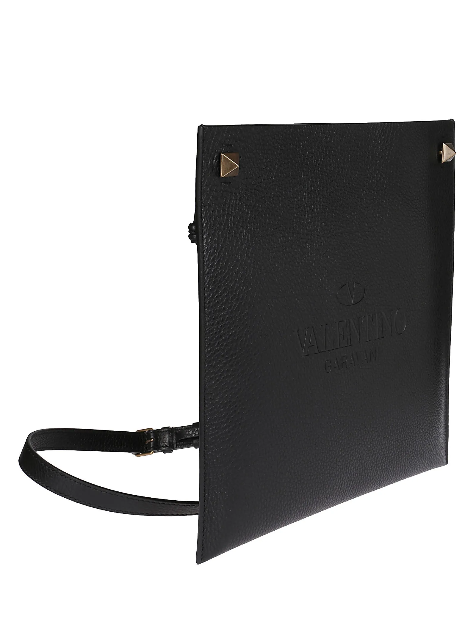 Valentino Garavani Rockstud Flat Messenger Bag