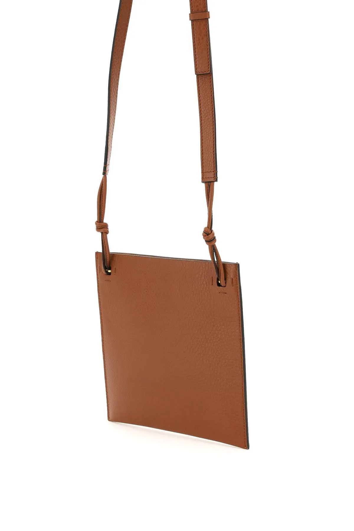 Valentino Garavani Rockstud Logo Embossed Crossbody Bag