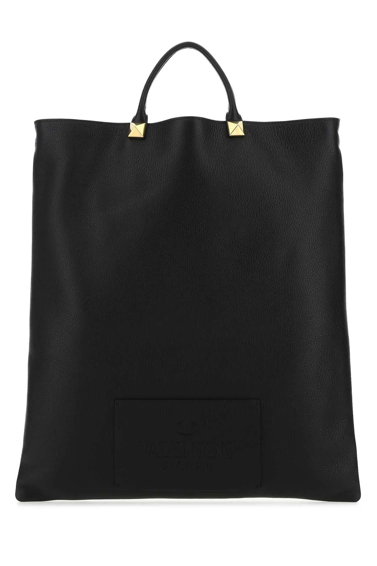Valentino Garavani Rockstud Logo Patch Tote Bag