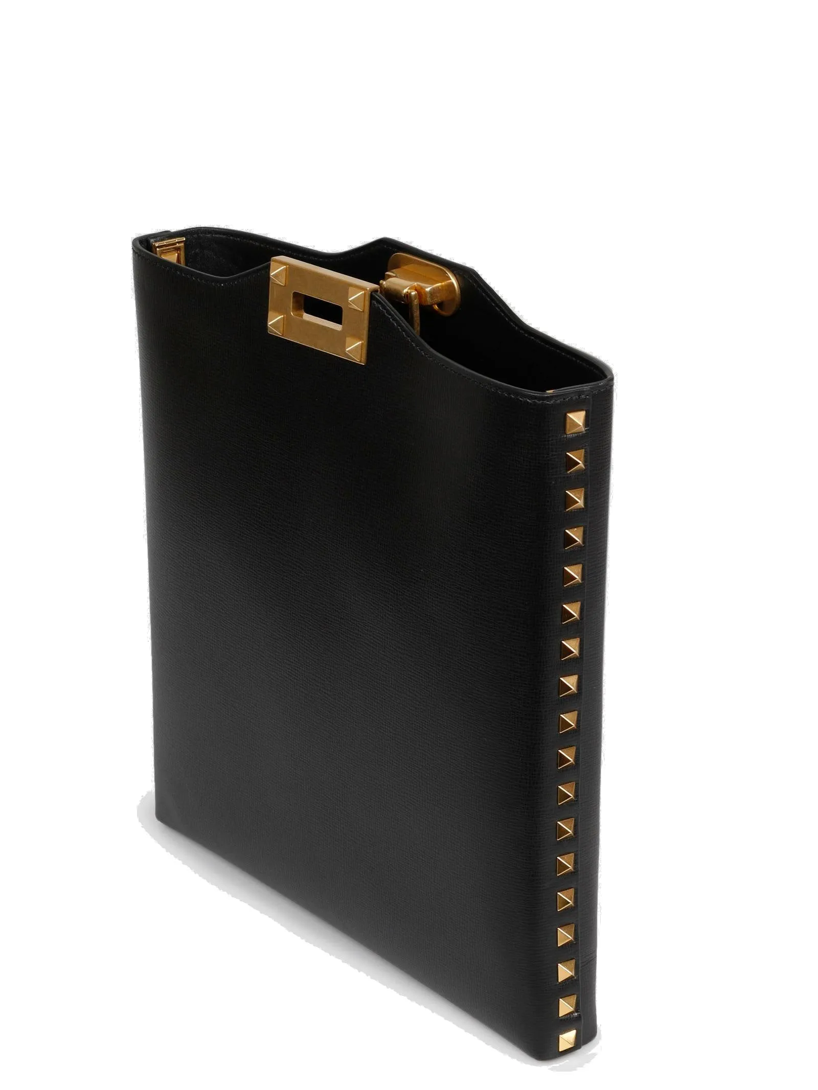 Valentino Garavani Rockstud Logo Print Messenger Bag
