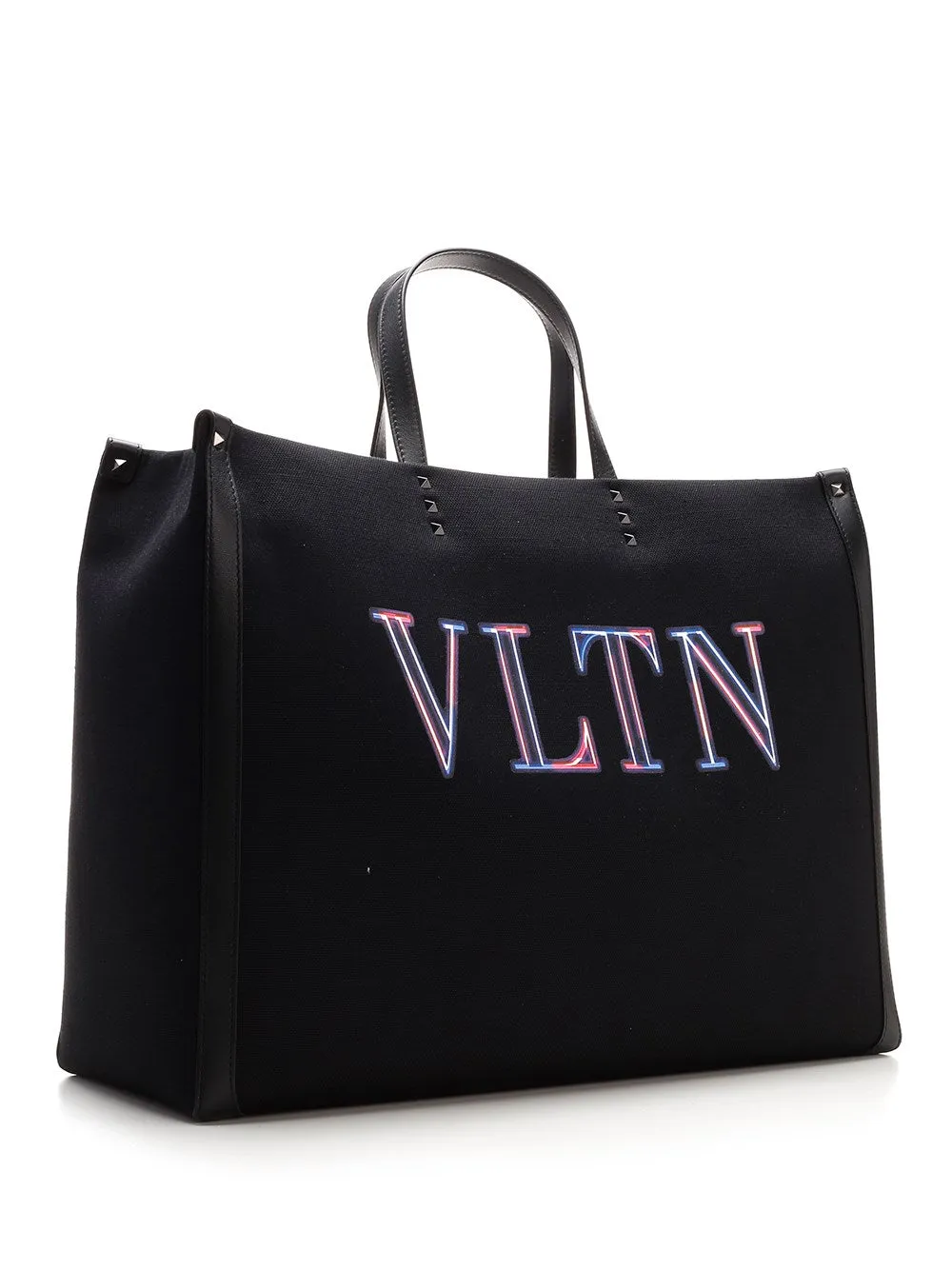 Valentino Garavani Rockstud VLTN Printed Tote Bag
