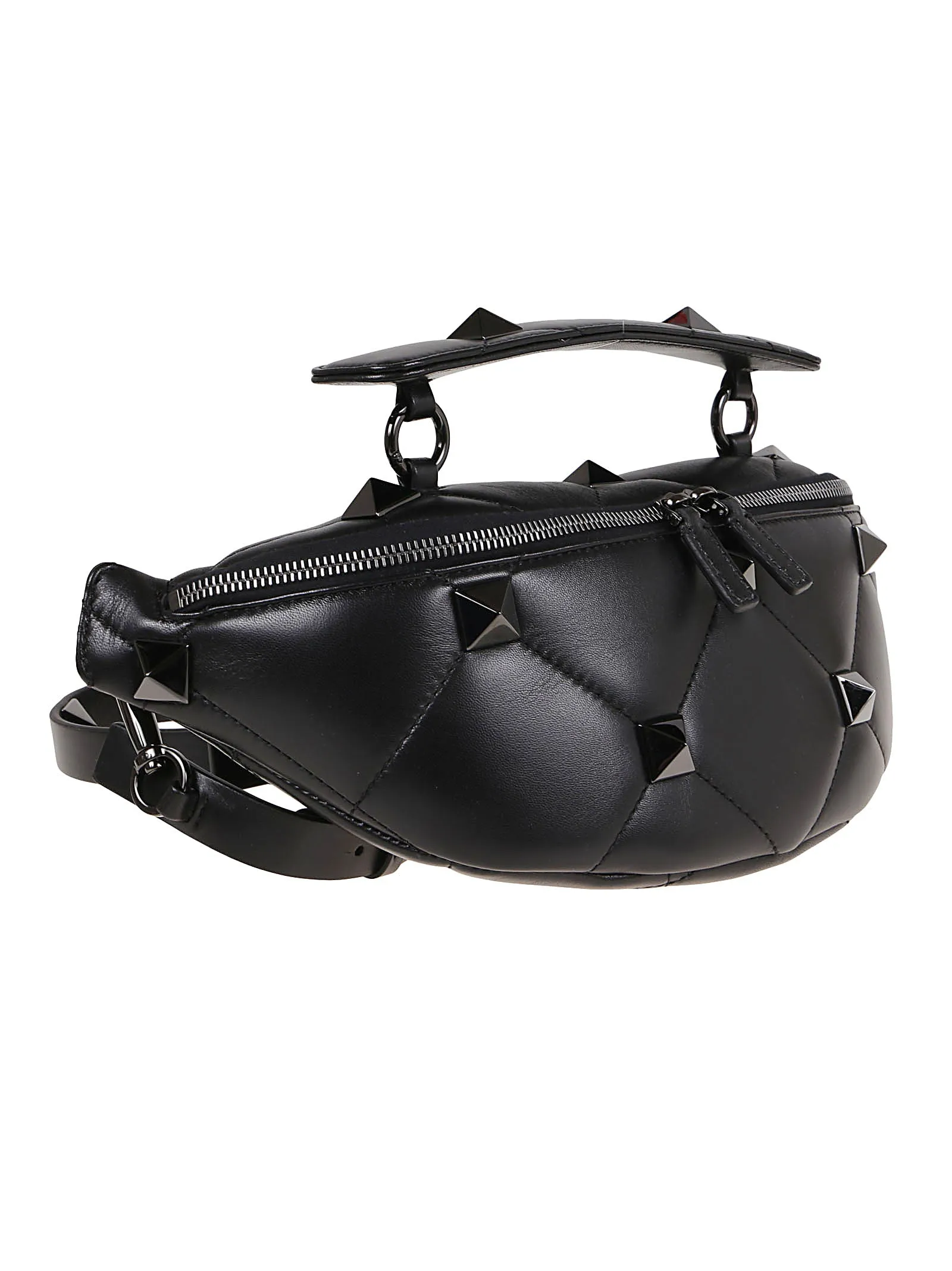Valentino Garavani Roman Stud Zip-Up Belt Bag