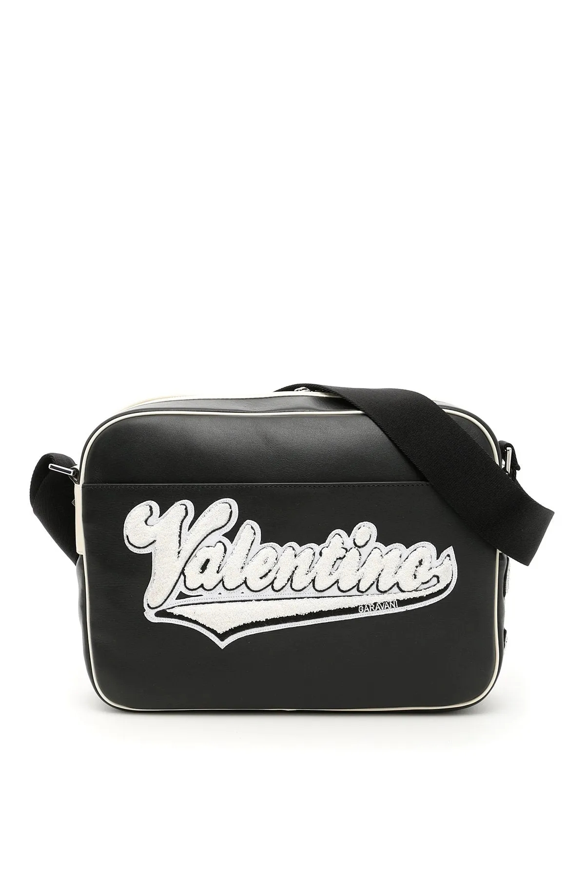 Valentino Logo Applique Messenger Bag